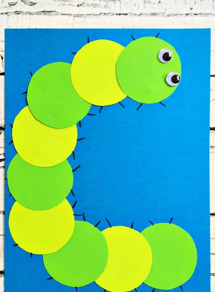 C is for Caterpillar Craft for Toddlers