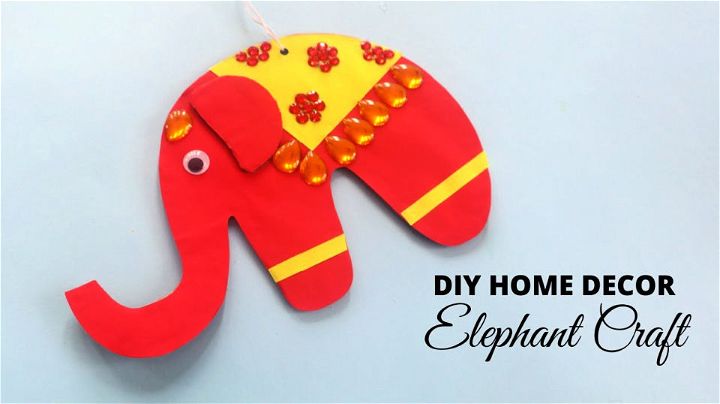 Cardboard Elephant Craft for Home Decor