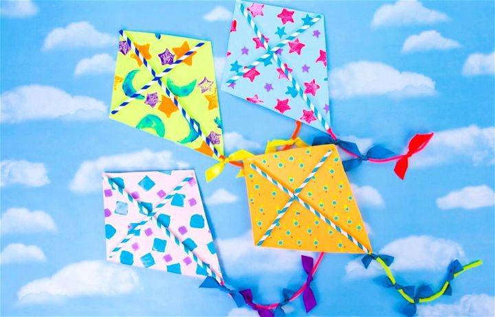 Construction Paper Kites Design Ideas