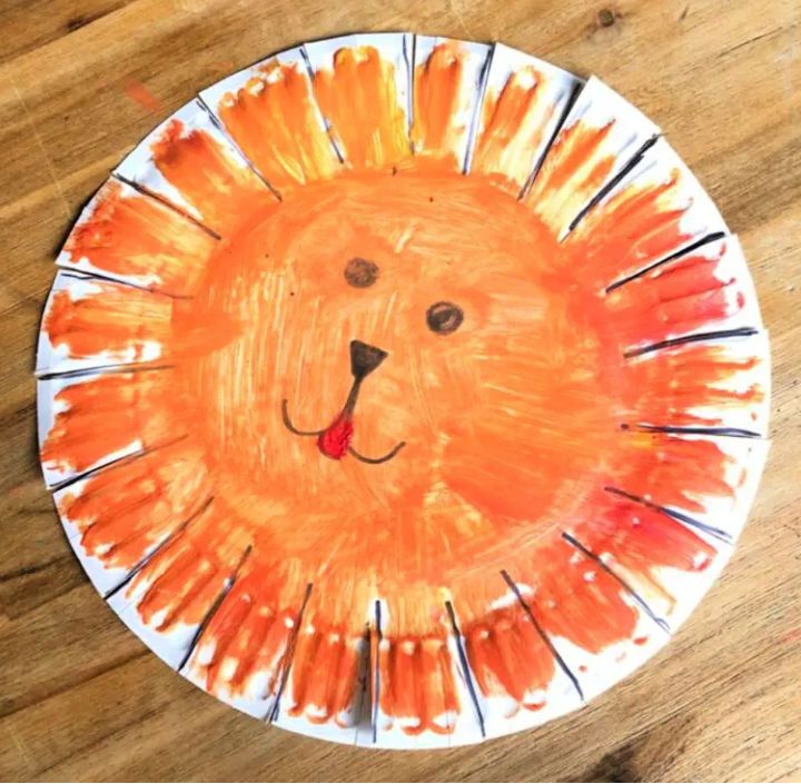 Easy Animal Craft With Paper Plates for Toddlers