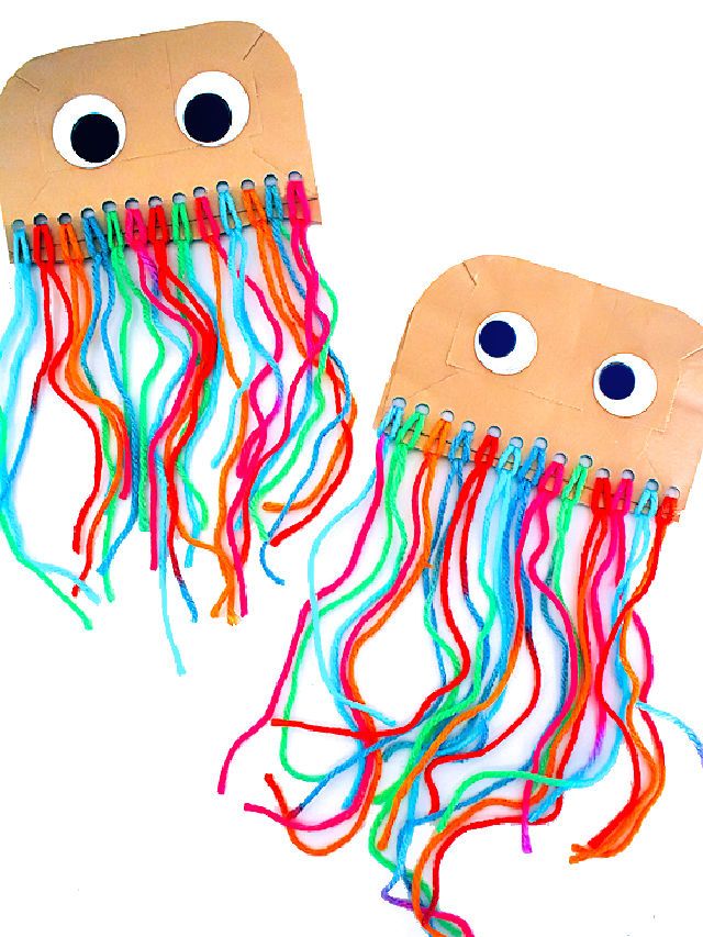 Make Your Own Paper Bag Jellyfish