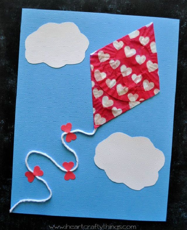 Cupcake Liner Kite Craft for Kids