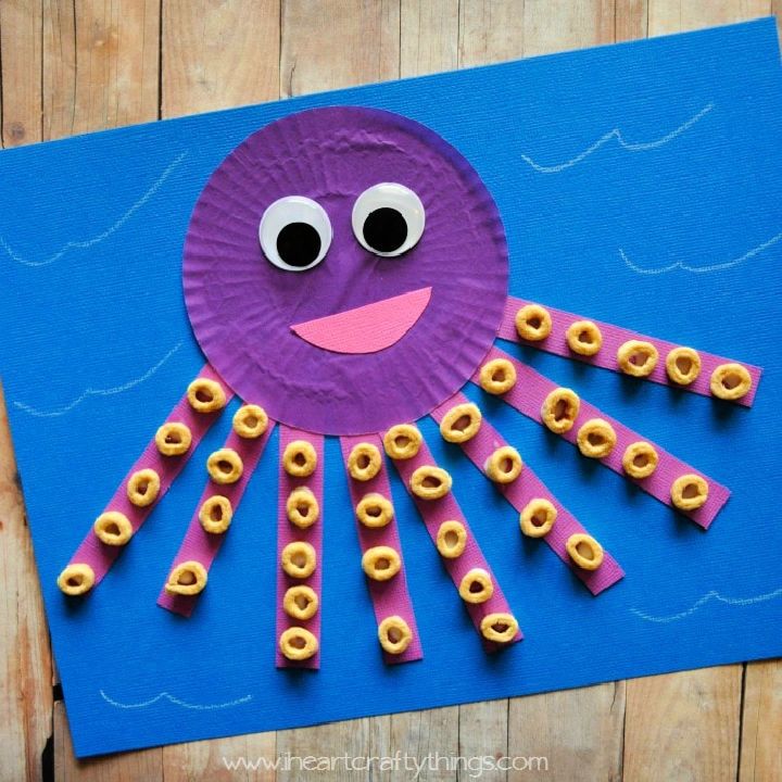 DIY Cupcake Liner Octopus 