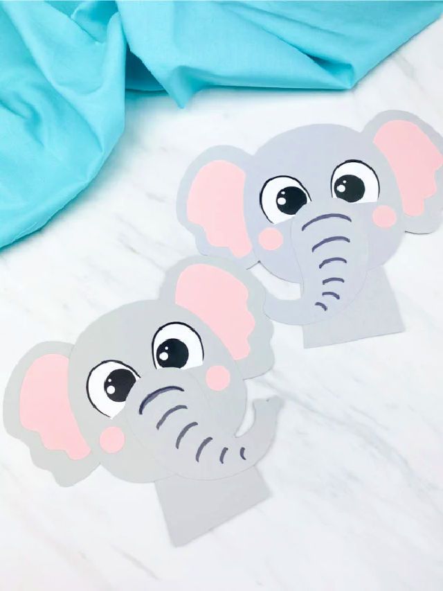 Cute Elephant Craft for Kids