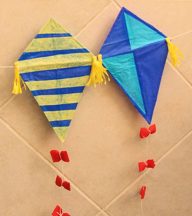 DIY Drinking Straw Kites for Kids