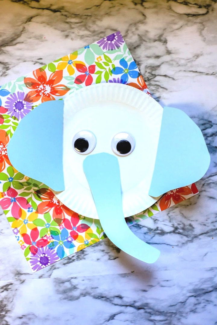 DIY Paper Plate Elephant 