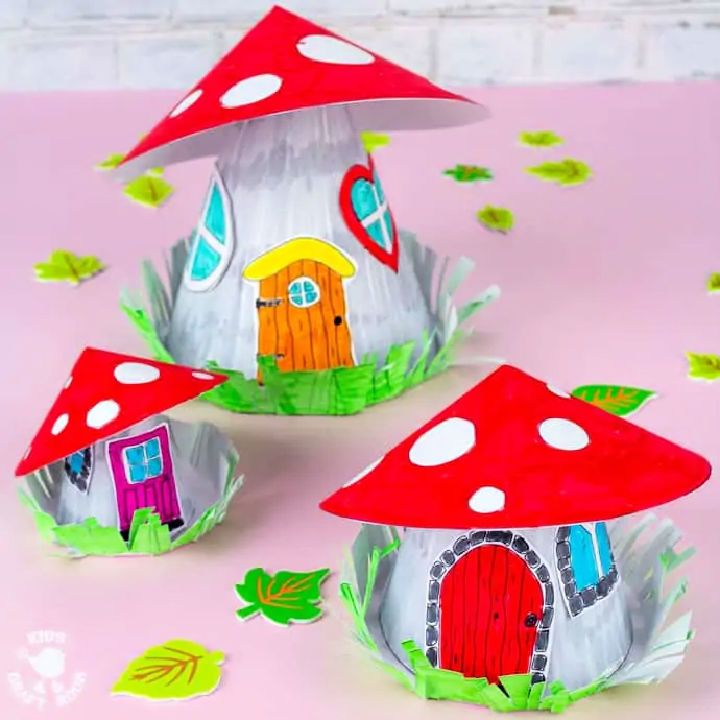 DIY Mushroom Fairy House