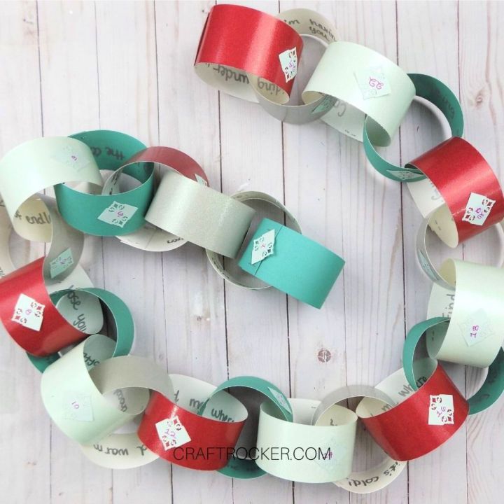 DIY Paper Chain Advent Calendar