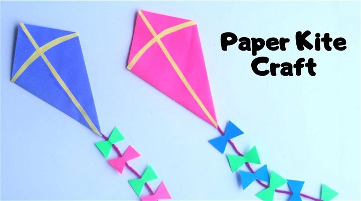 DIY Paper Kites Step by Step Instructions