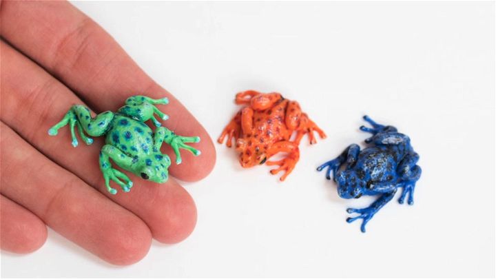 DIY Polymer Clay Frog Sculpture