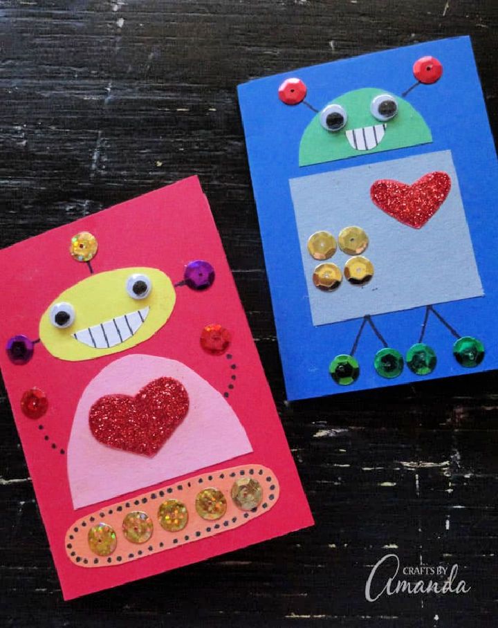 Valentines Robot Arts and Crafts