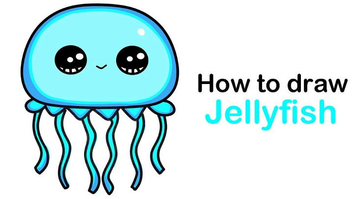 Easy DIY Jellyfish Drawing Tutorial