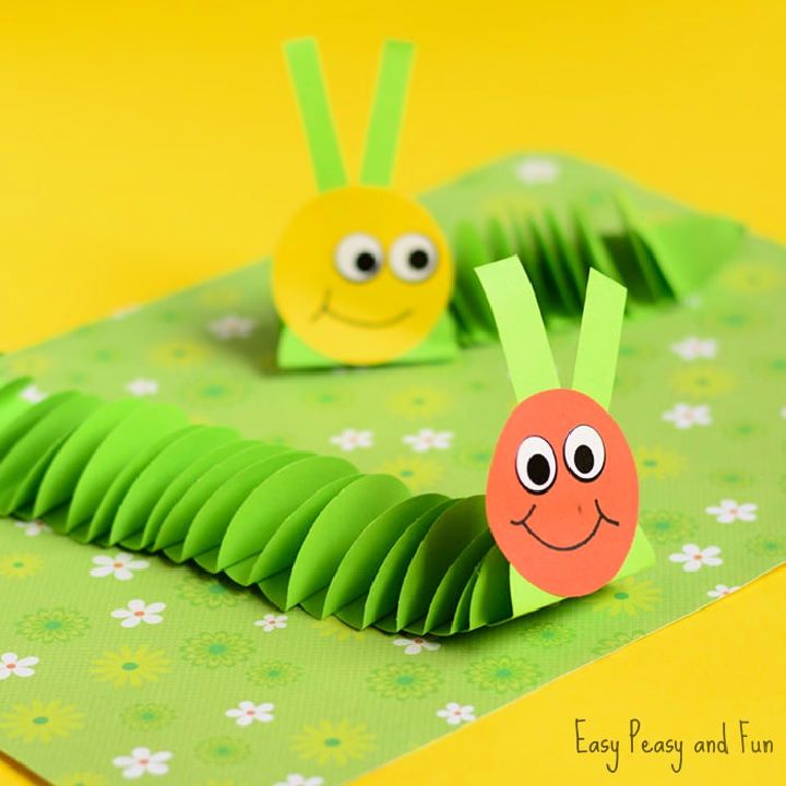 Easy DIY Paper Caterpillar