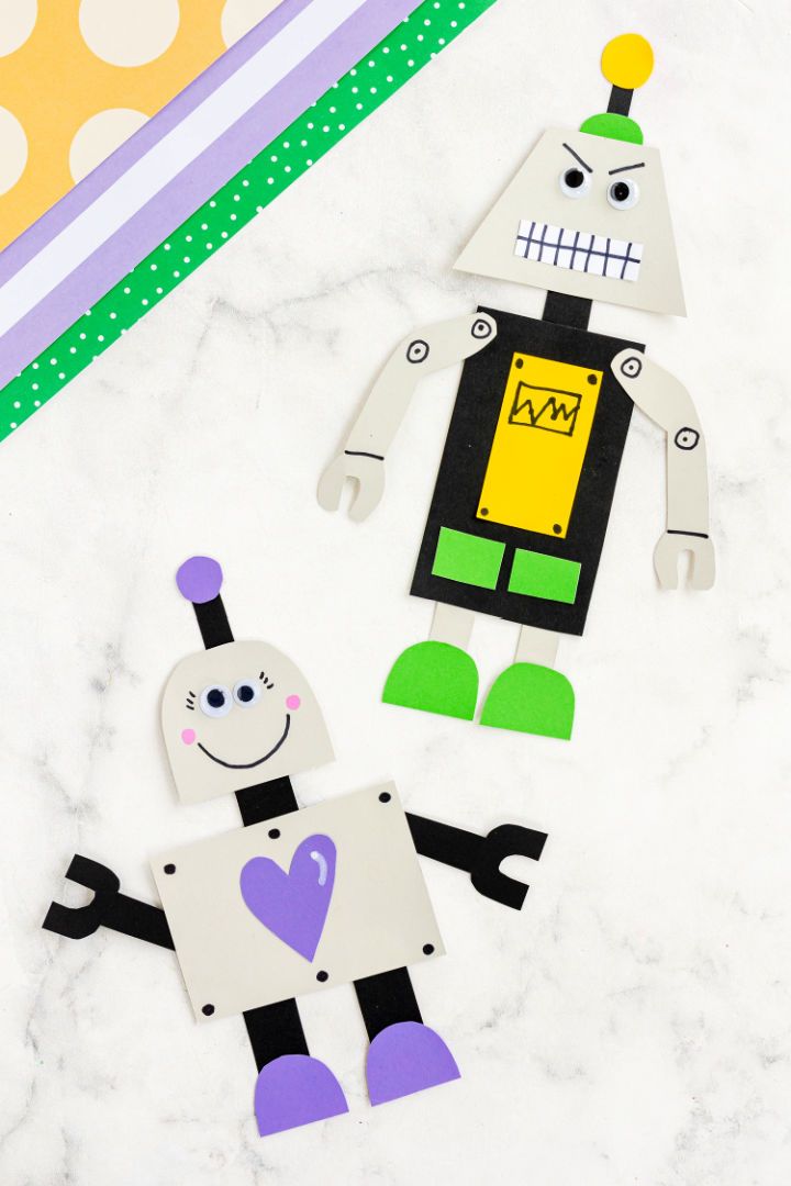  Adorable Paper Robot Craft