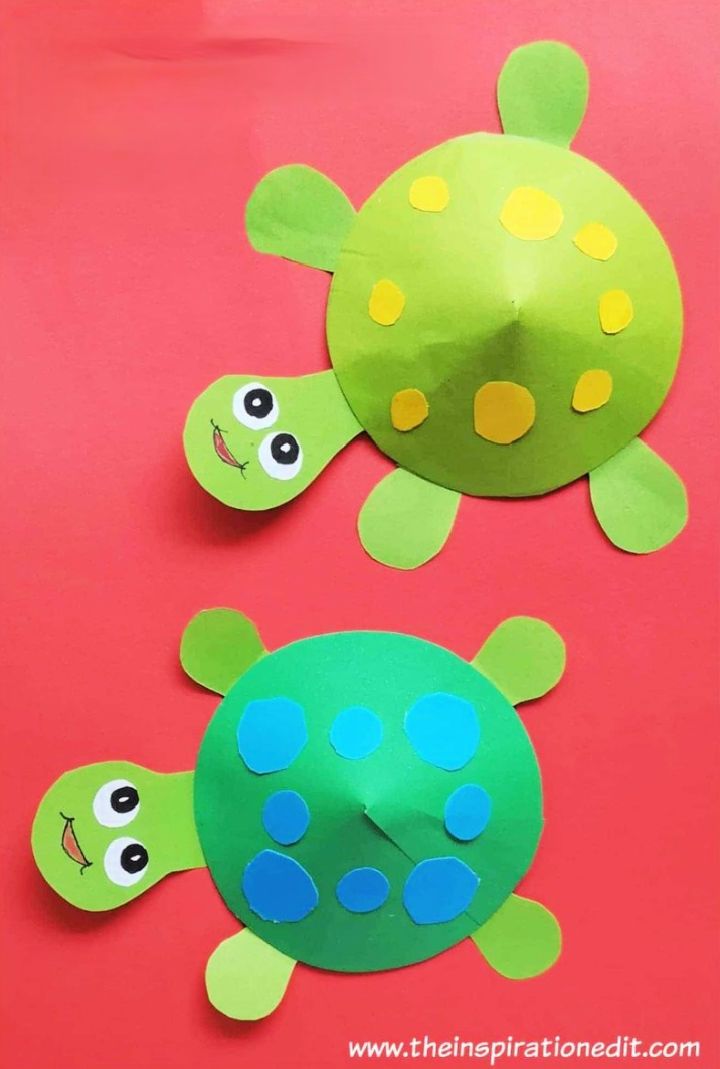 Easy DIY Paper Turtle for Kids