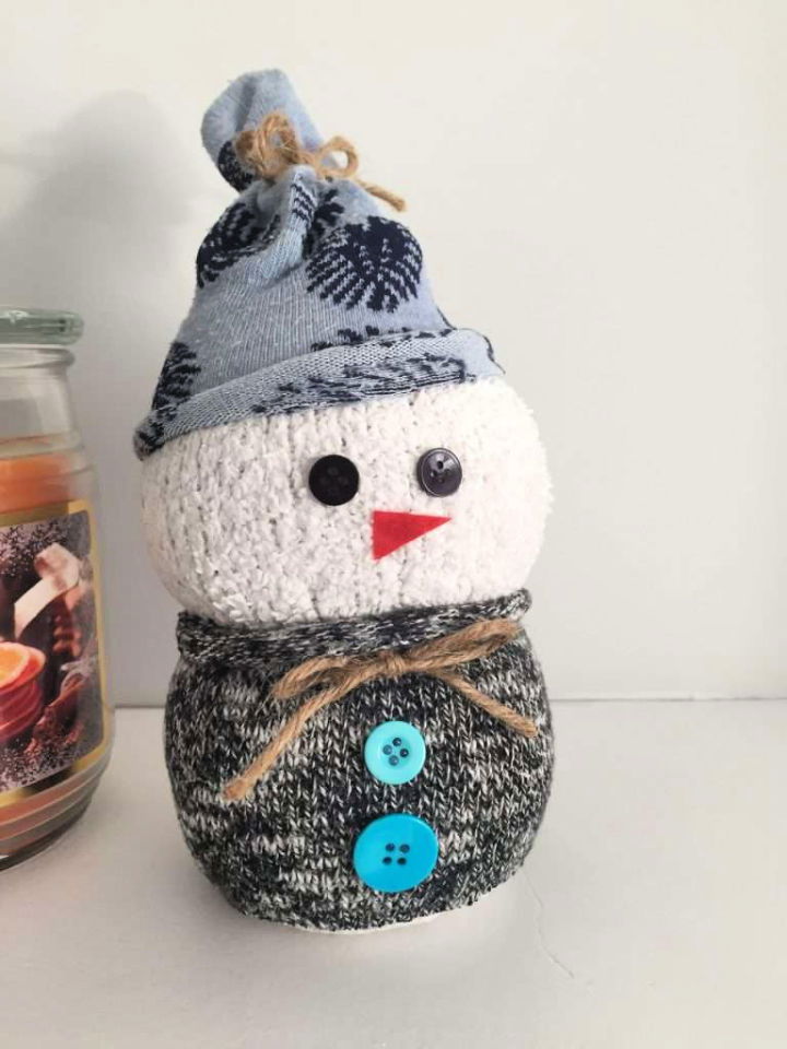 Easy DIY Sock Snowman