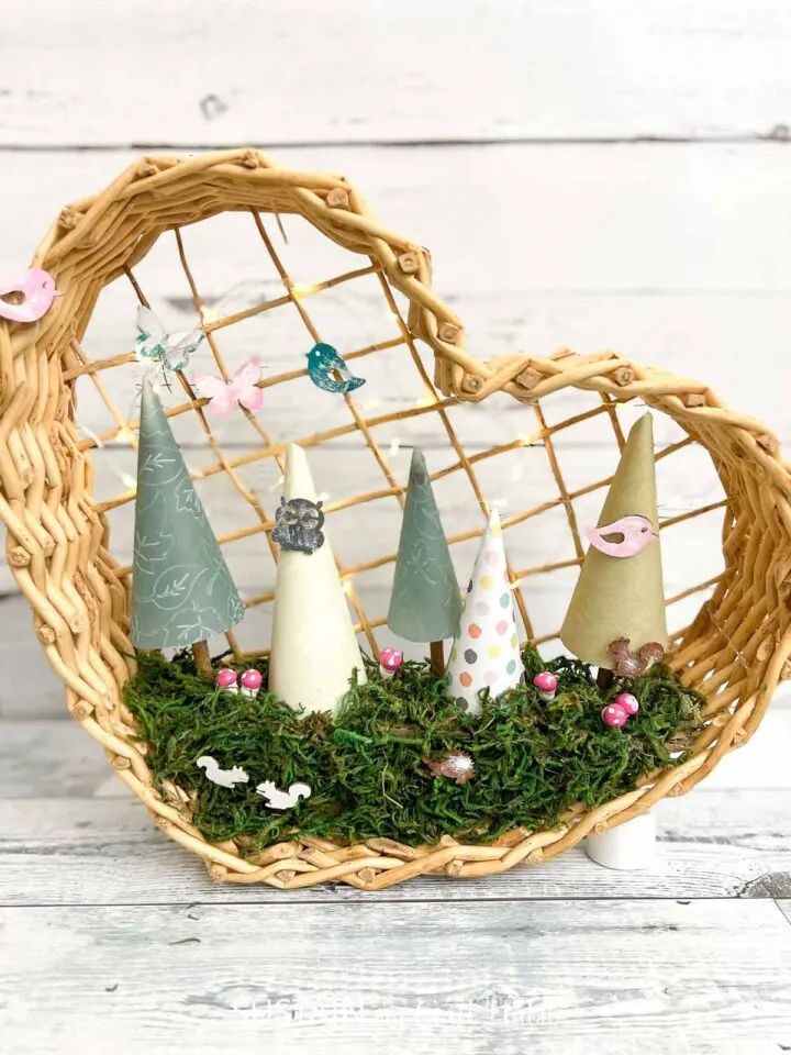 Whimsical Paper Fairy Garden Craft