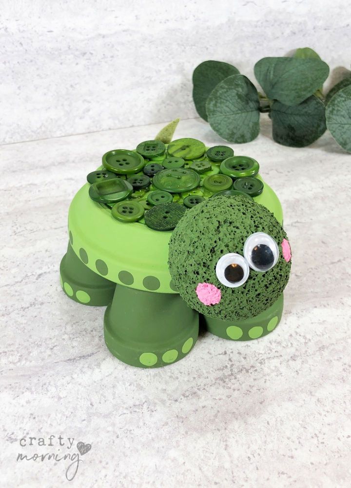 Flower Pot Turtle Arts and Crafts