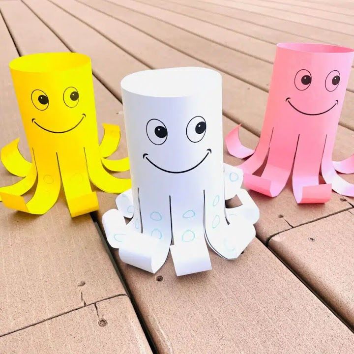 Free Printable Octopus Craft for Preschool