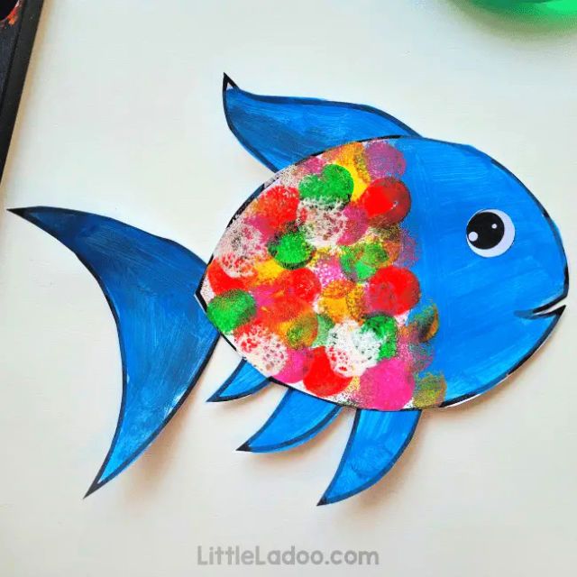 Free Printable Rainbow Fish Templates