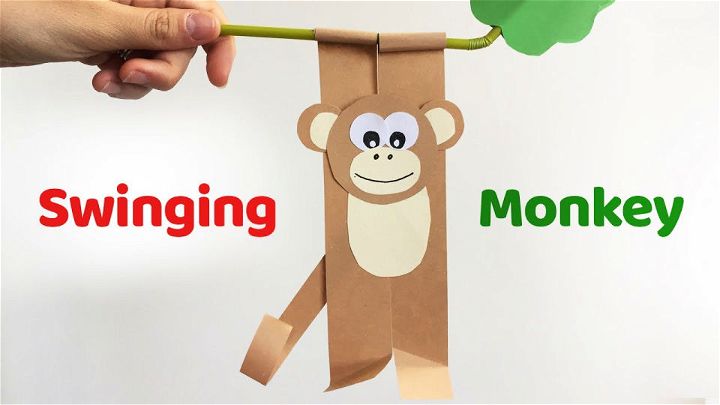 Fun and Easy DIY Paper Swinging Monkey