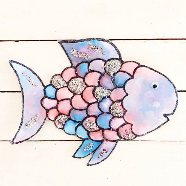 Glitter Rainbow Fish Activities for Kindergarten