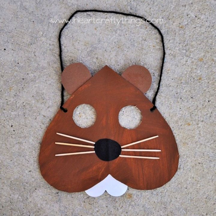 Ground Hogs Day Mask Art and Craft for Toddlers