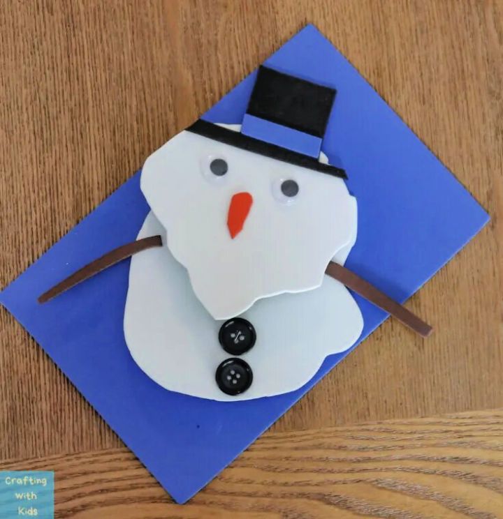 How to Make a Pop Up Melting Snowman