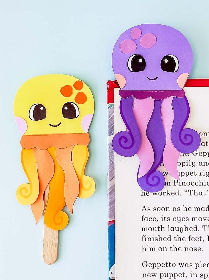 How to Make Paper Octopus Bookmark