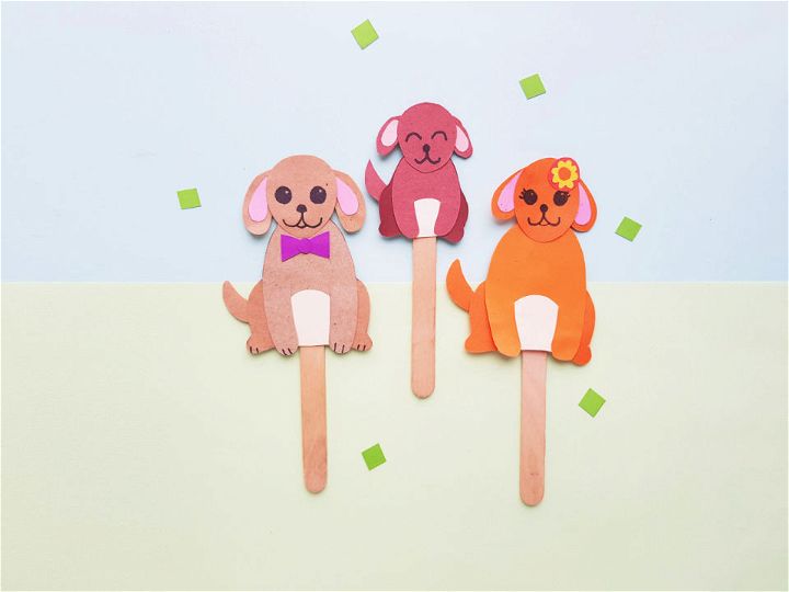 How to Make Paper Puppy Puppets