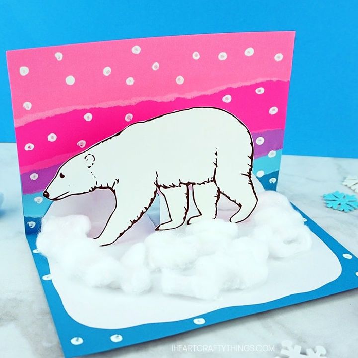 How to Make Pop up Polar Bear