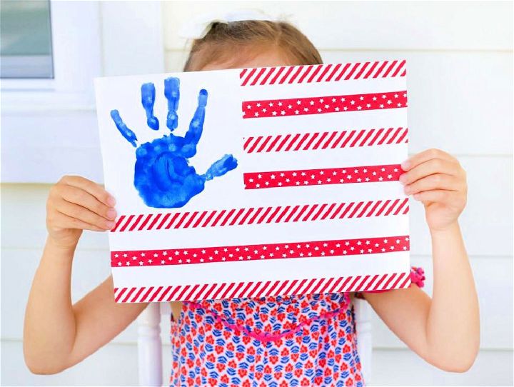 How to Make a Handprint American Flag