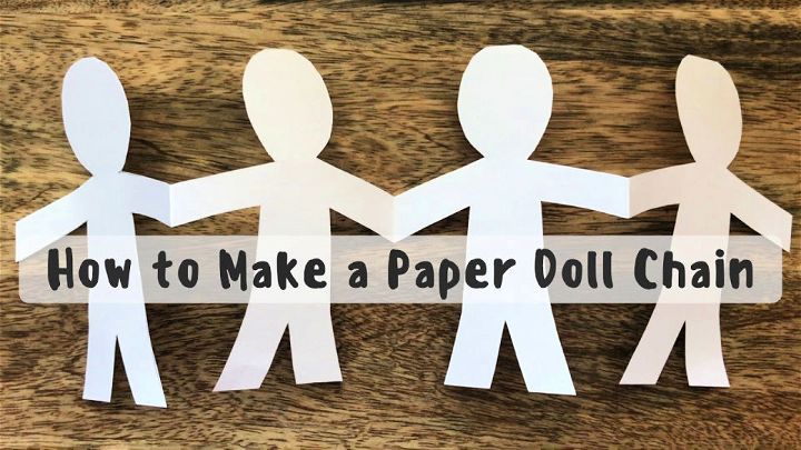 How to Make a Paper Doll Chain