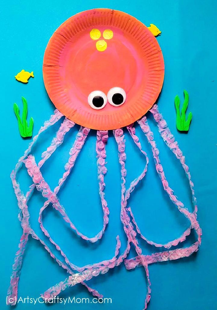 How to Make a Paper Plate Octopus