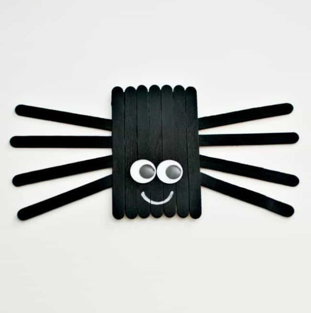 How to Make a Popsicle Stick Spider