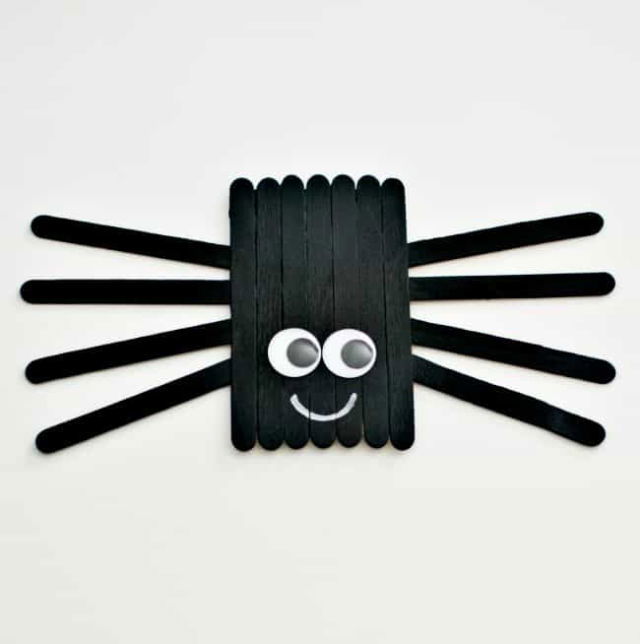 How to Make a Popsicle Stick Spider