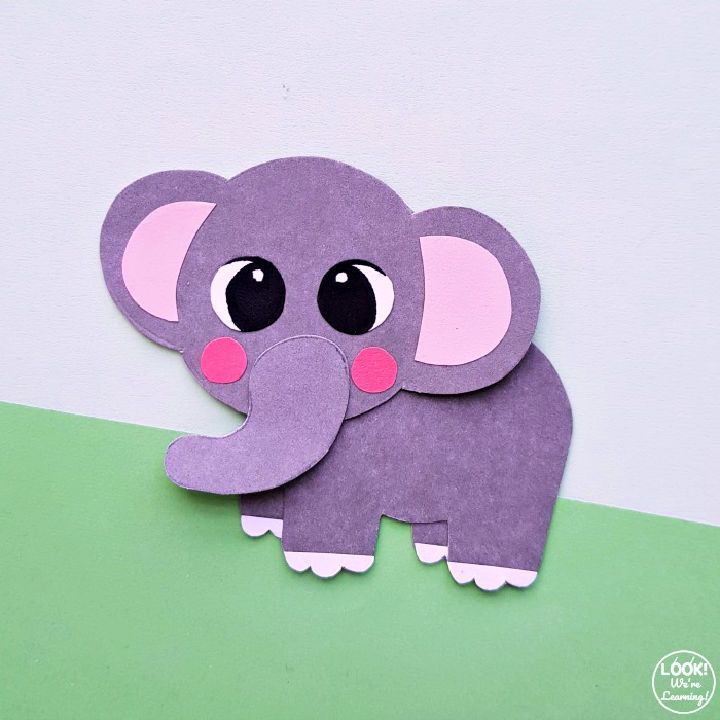 Little Paper Elephant Craft for Kids