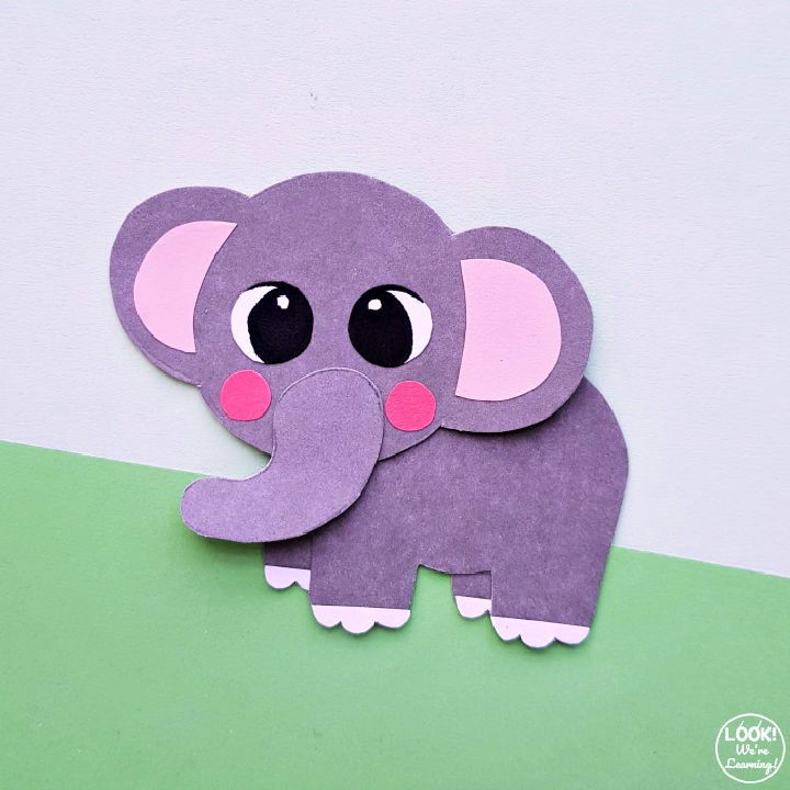 Little Paper Elephant Craft for Kids