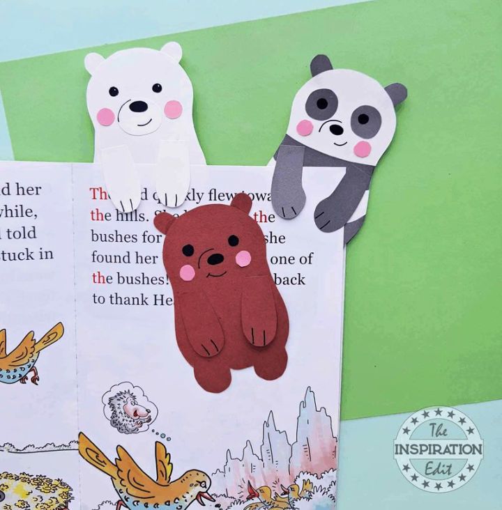Make Your Own Bears Bookmarks