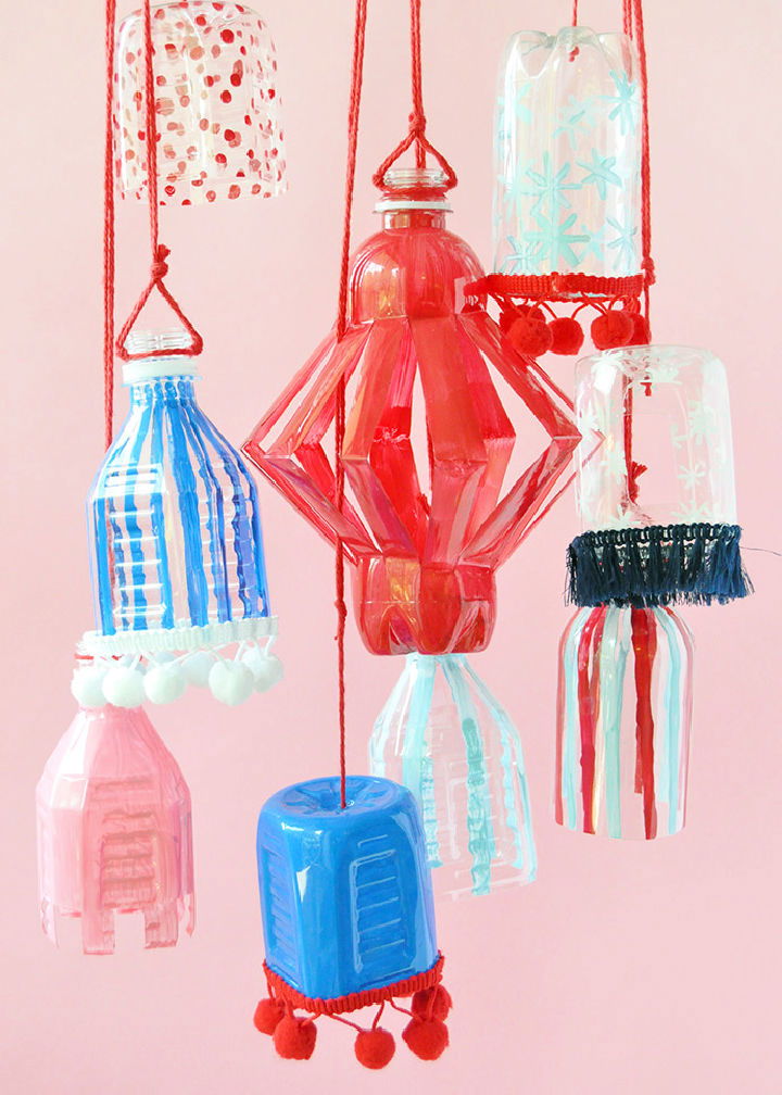 Recycled Plastic Bottle Craft Weaving for Kids