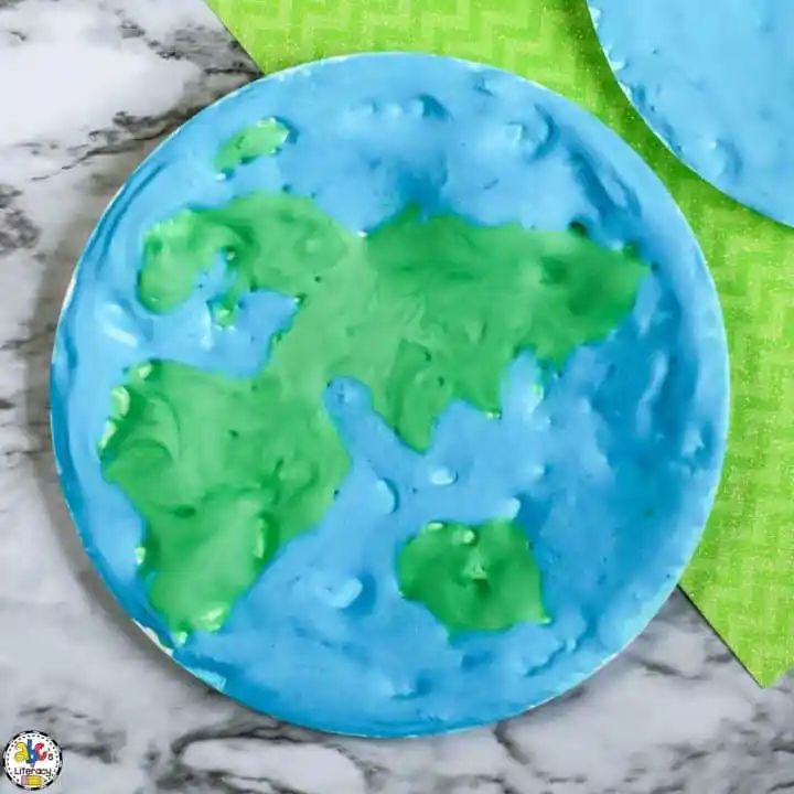Make Your Own Puffy Paint Earth