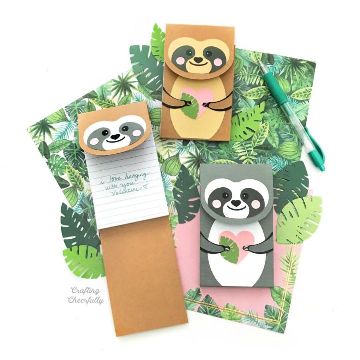 Make Your Own Sloth Notepads