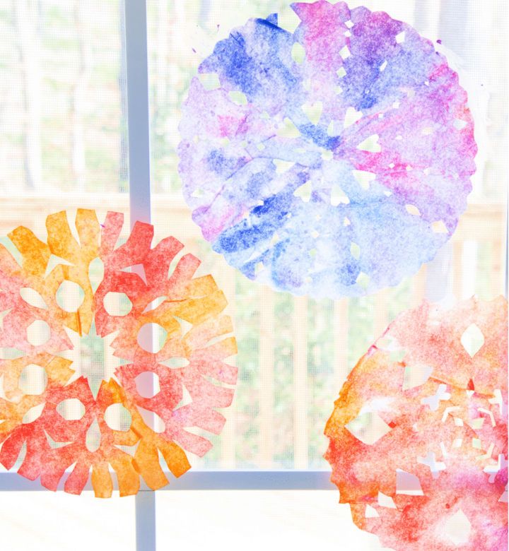Make Your Own Snowflakes With Coffee Filters