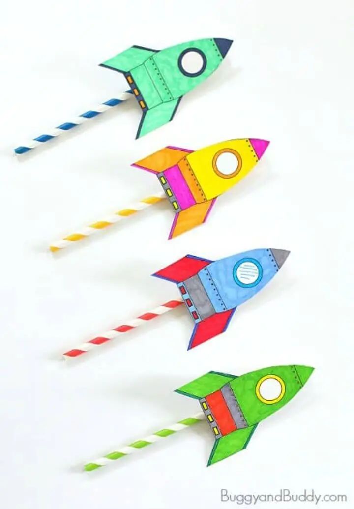 Make Your Own Straw Rockets