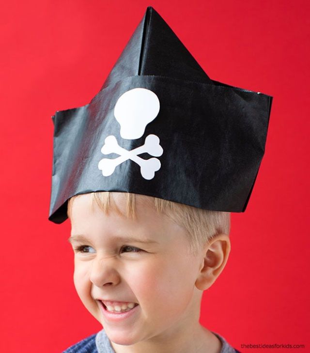 Make a Newspaper Pirate Hat