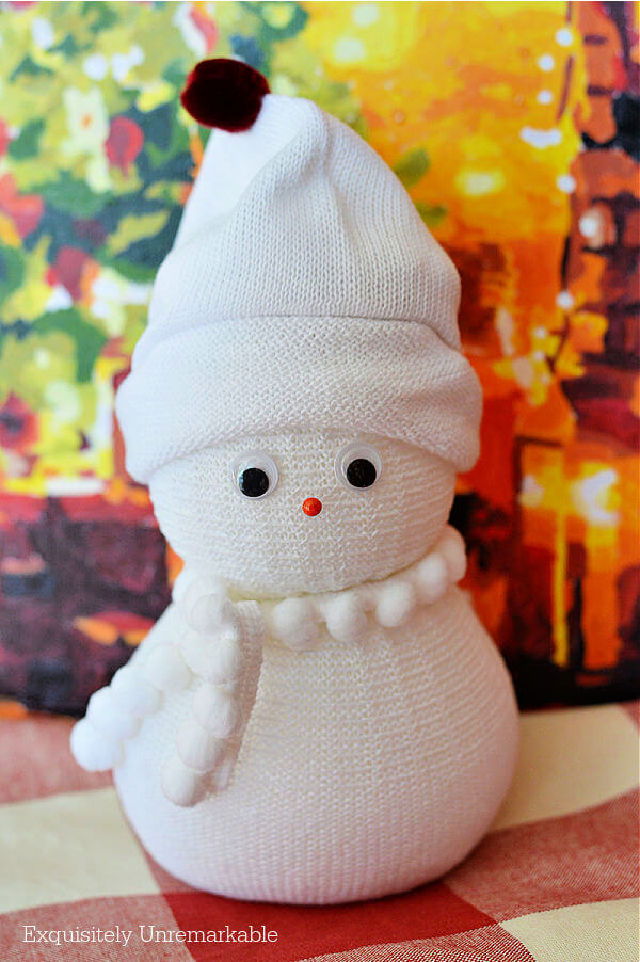 Make Your Own Sock Snowman