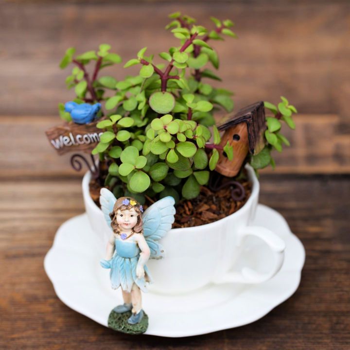 How to Make a Teacup Fairy Garden