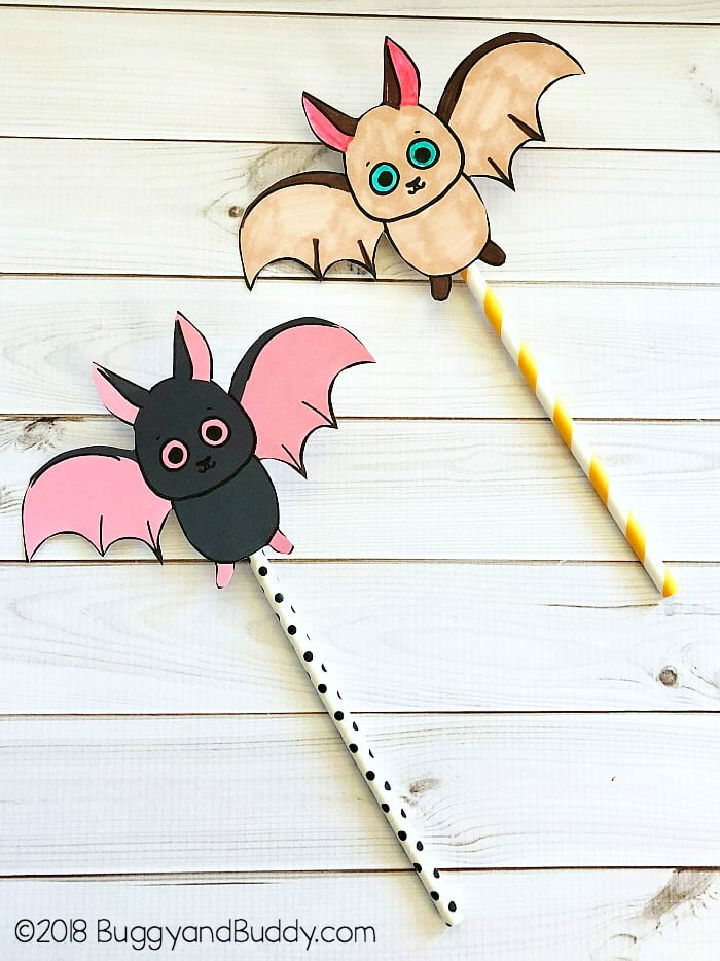 Making Bat Straw Rockets