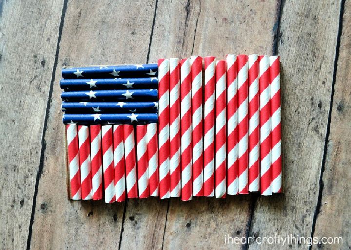 Making Your Own Flag With Straws