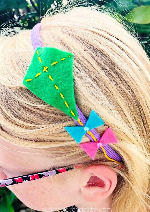 Making a Felt Kite Headband